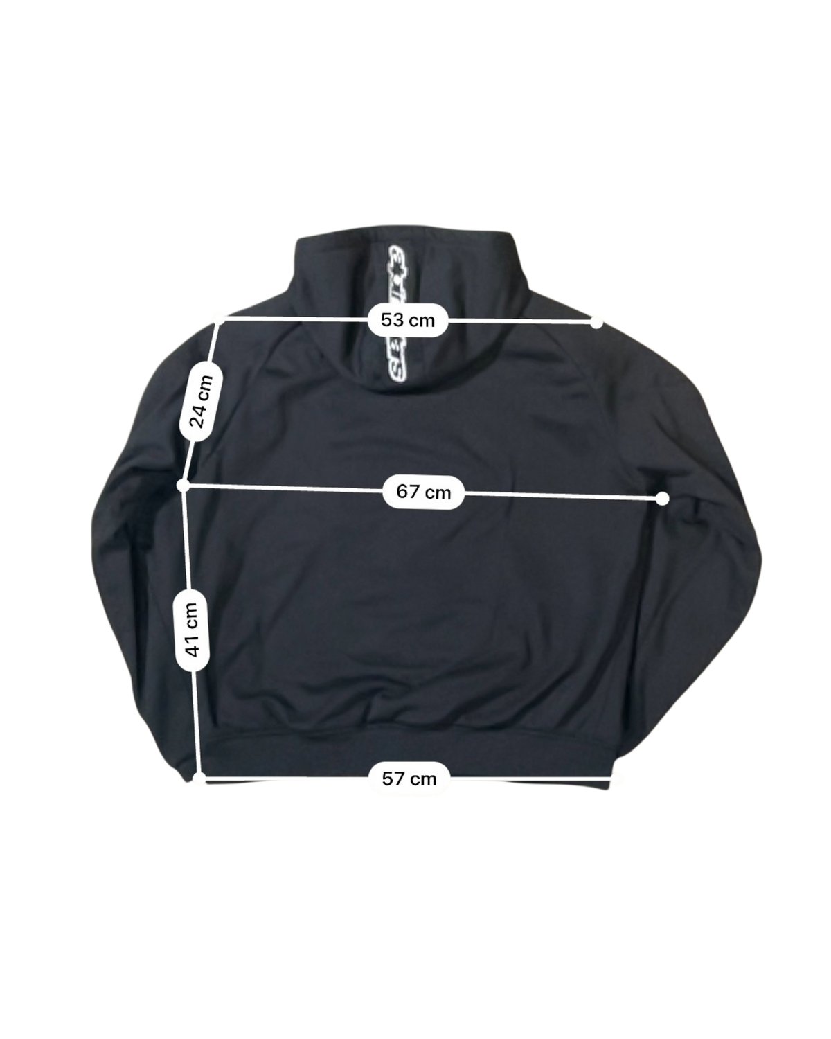 ALPINESTARS HOODIE CHROME - 3XL