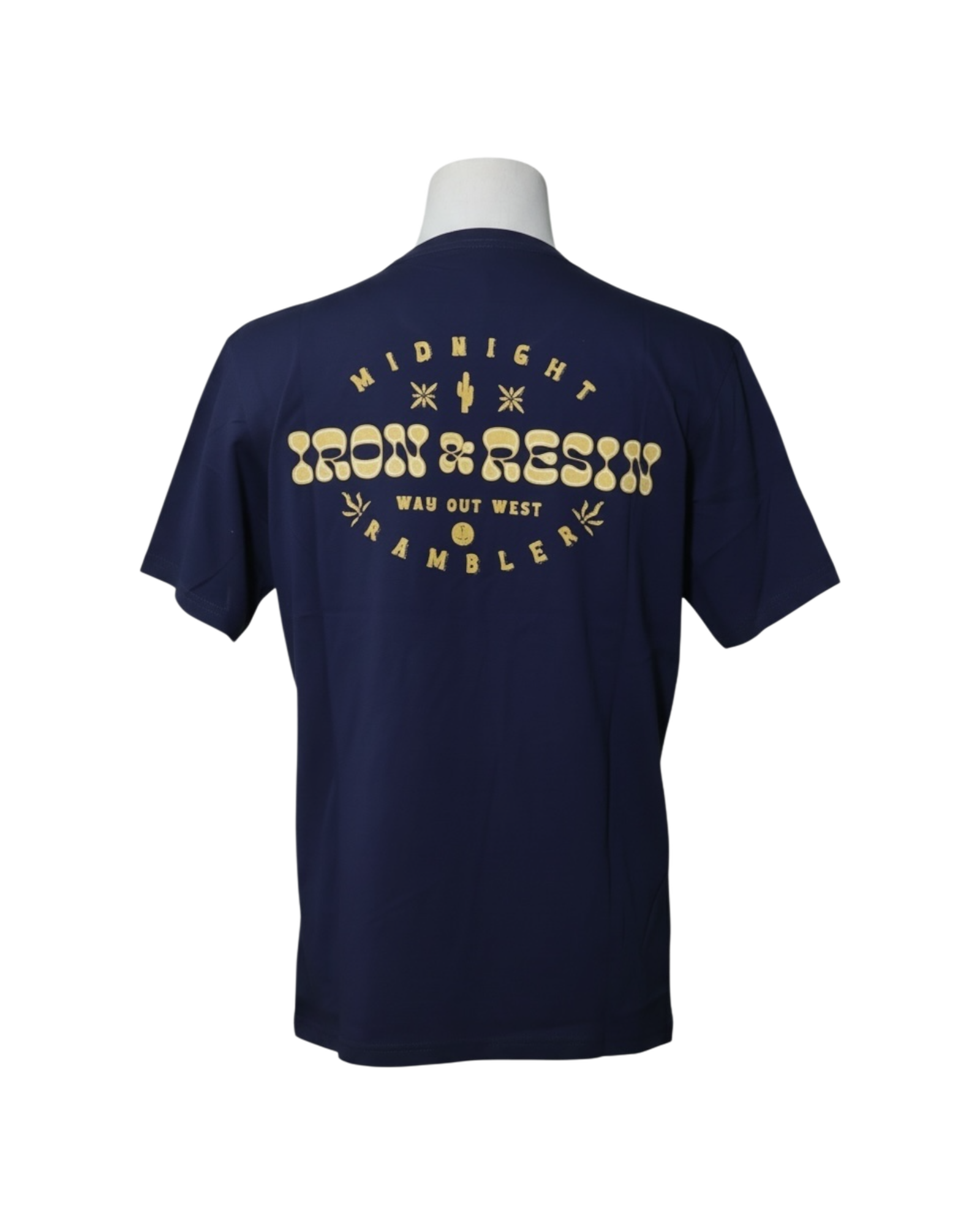 IRON & RESIN - T SHIRT MIDNIGHT BLUE - L