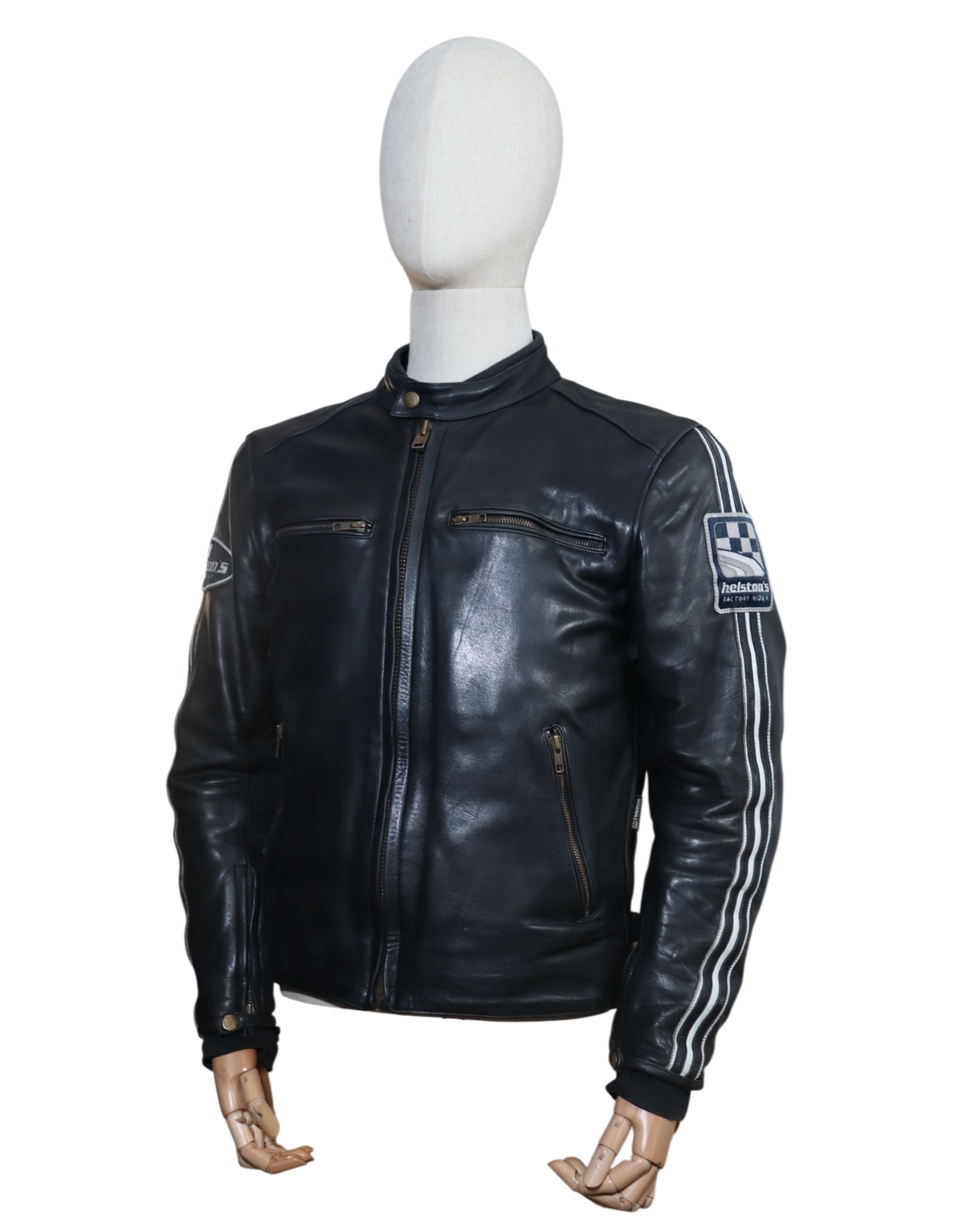 HELSTONS CUIR ACE NOIR - M