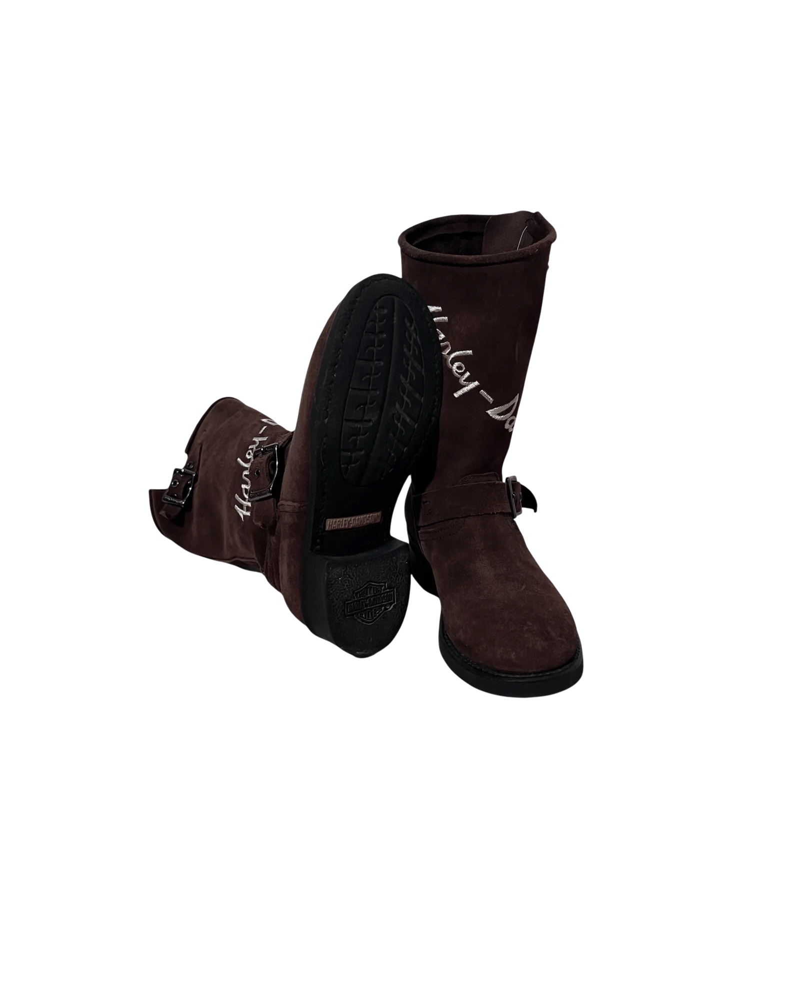 BOTTES HARLEY DAVIDSON NUBUCK MARRON 36 FEMME