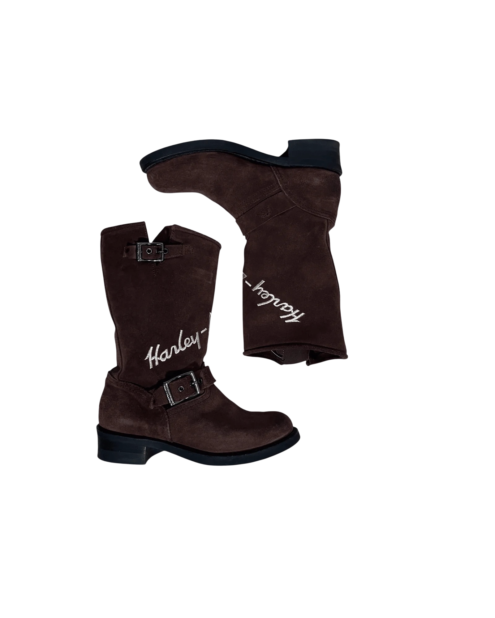 BOTTES HARLEY DAVIDSON NUBUCK MARRON 36 FEMME
