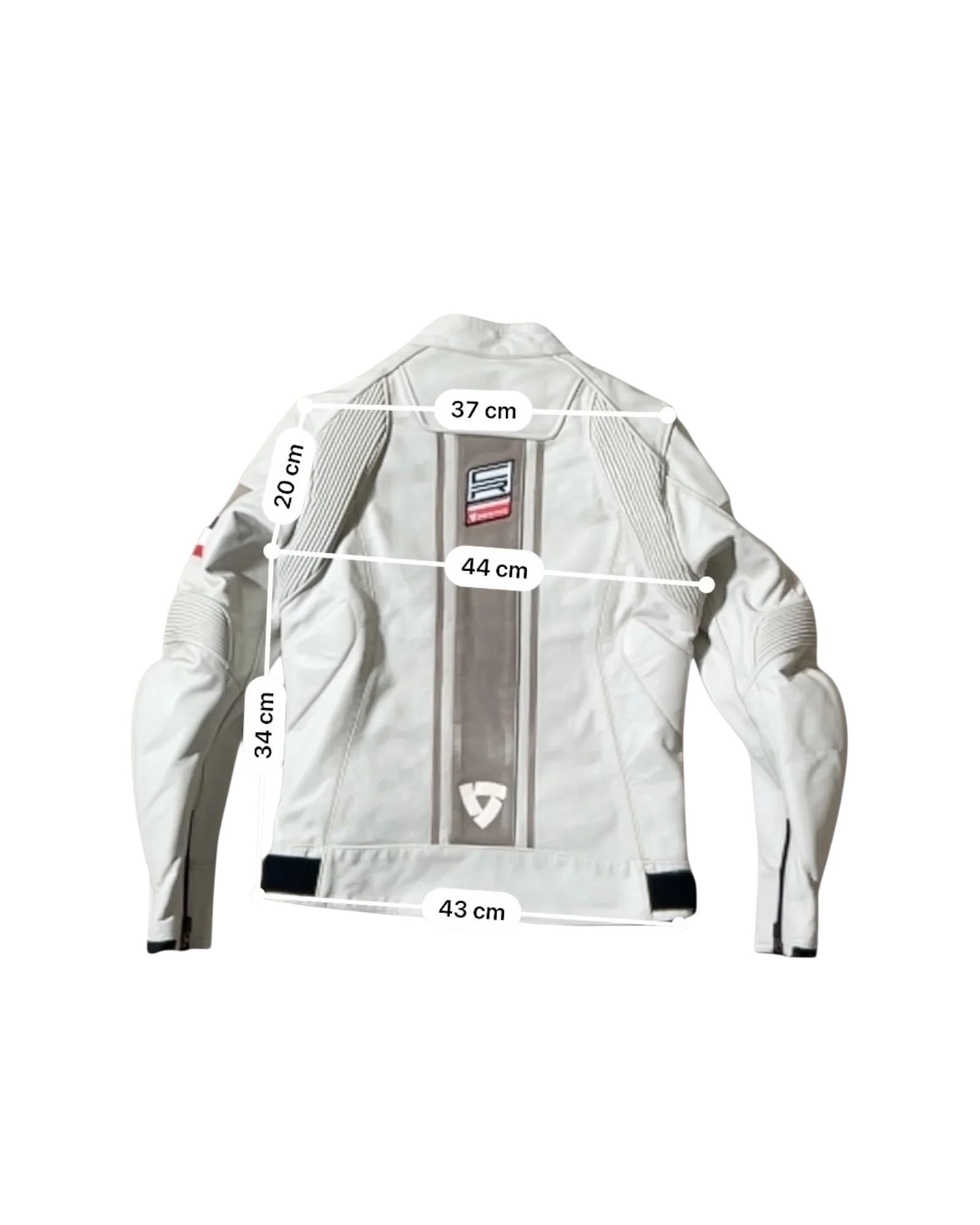 REVIT WHITE LEATHER S / 38