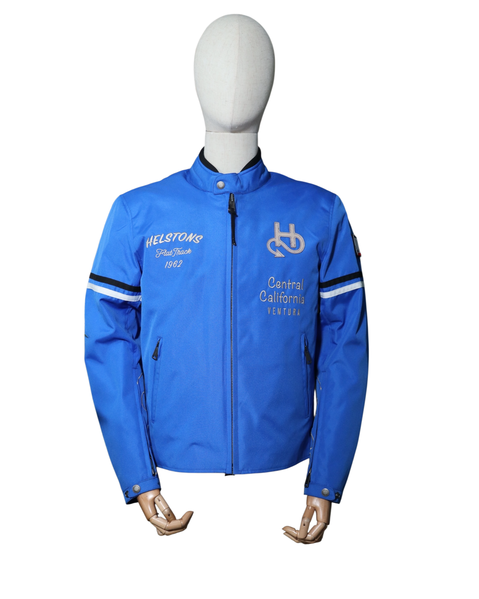 HELSTONS NASHVILLE CUIR BLEU CIEL - L