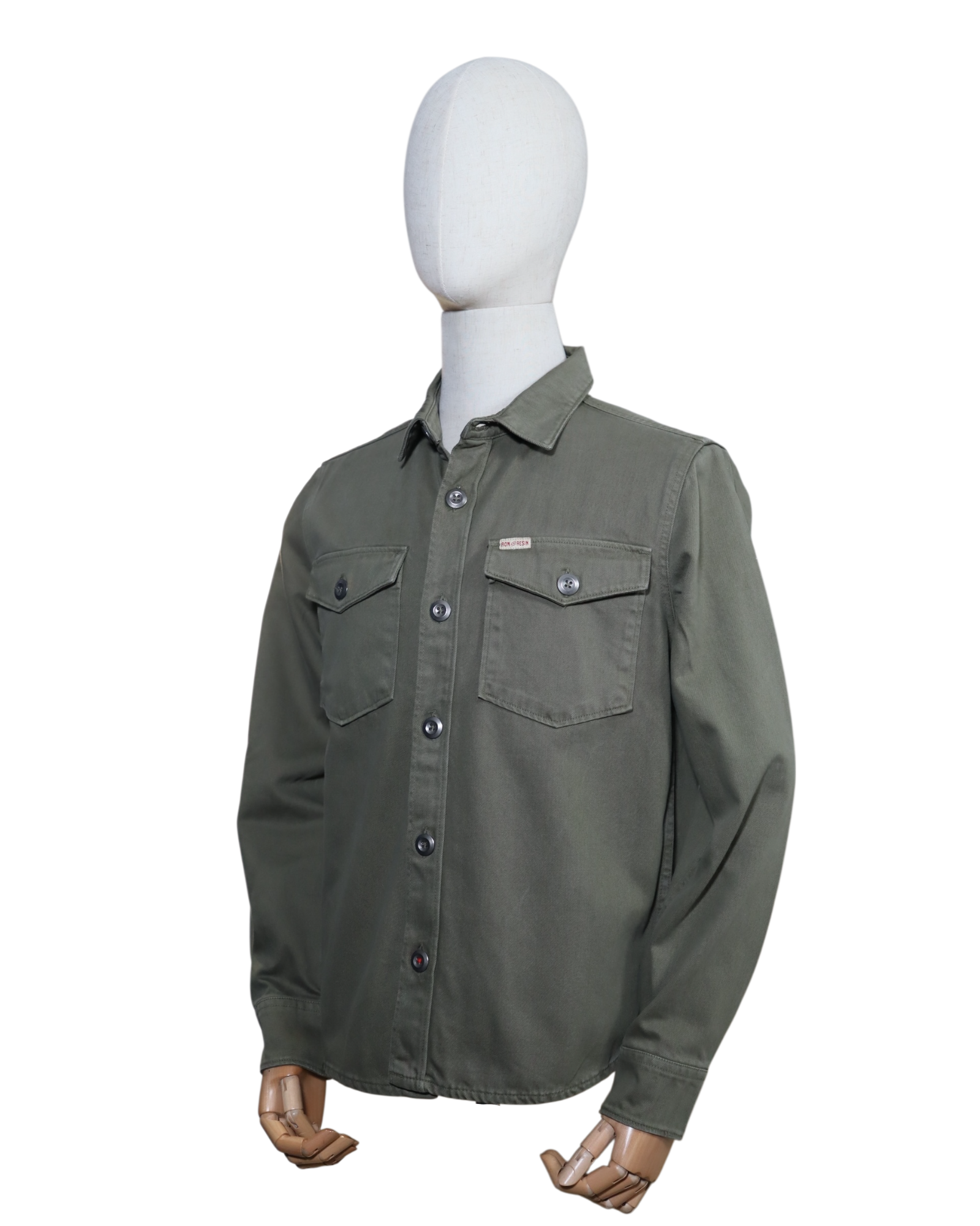 IRON & RESIN - VESTE CHEMISE OLIVE - S