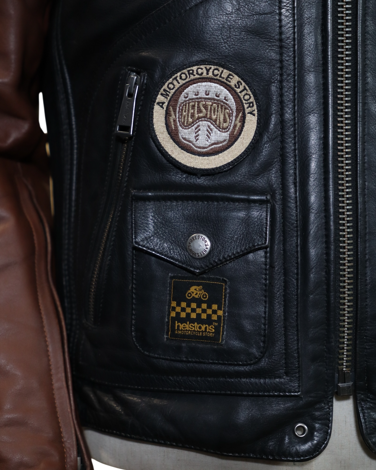HELSTONS LEATHER - M