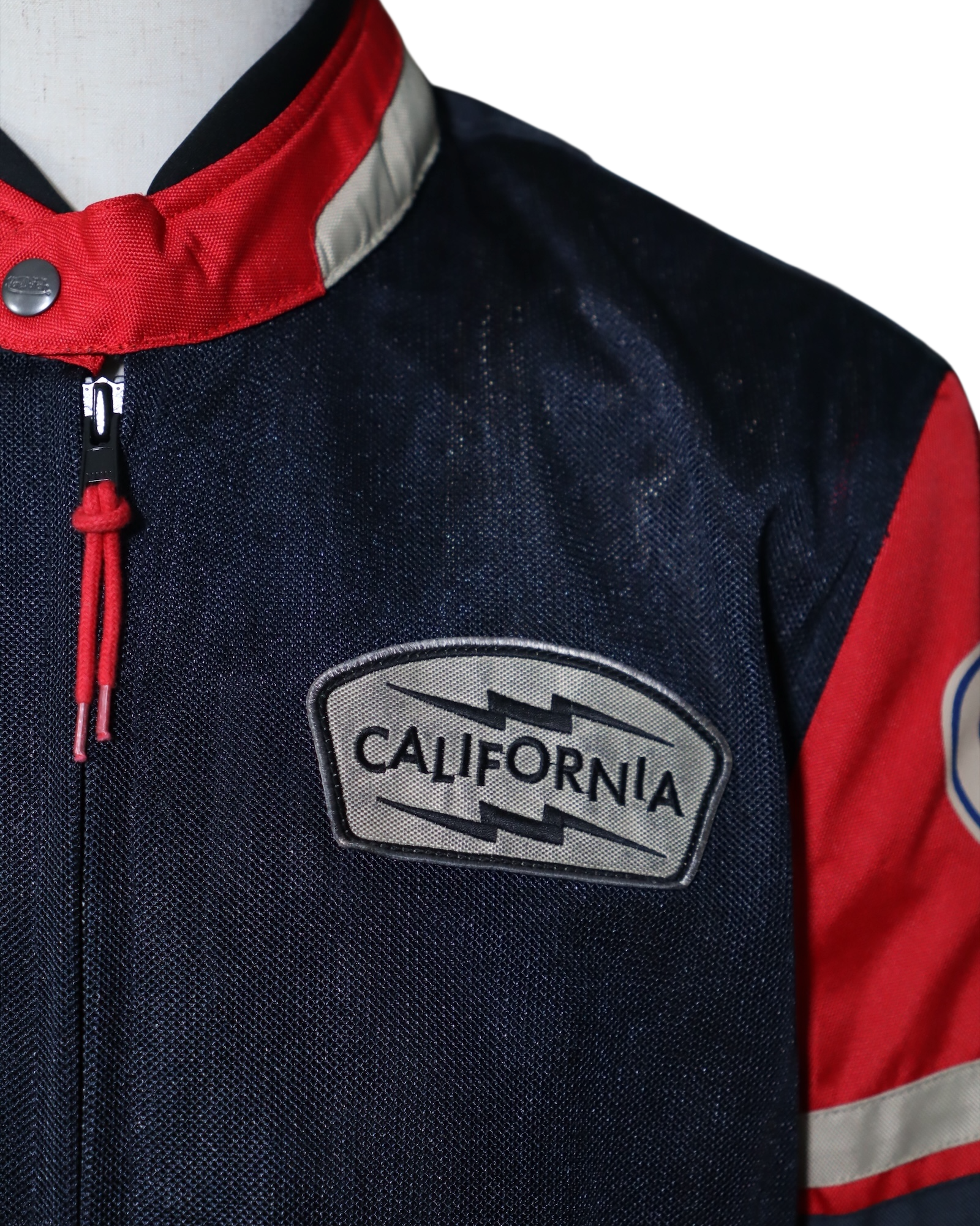 HELSTONS CALIFORNIA MEN TISSU BLEU-ROUGE - L