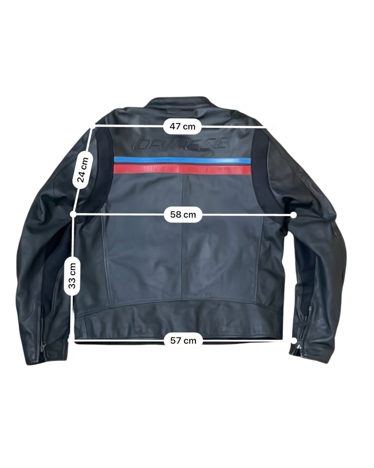 DAINESE HF 3 LEATHER GREY - L / 54 EU