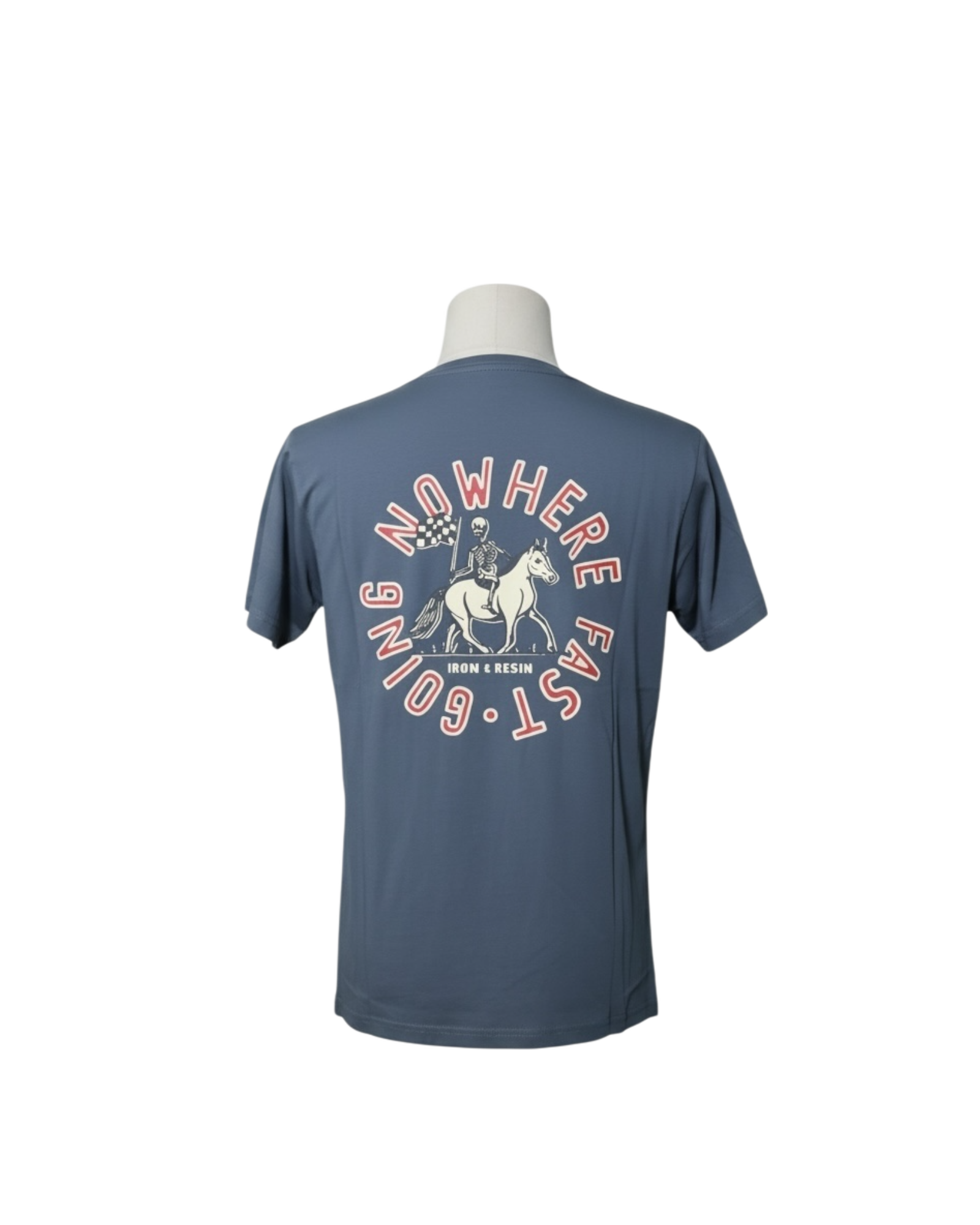 IRON & RESIN - T SHIRT NOWHERE BLUE
