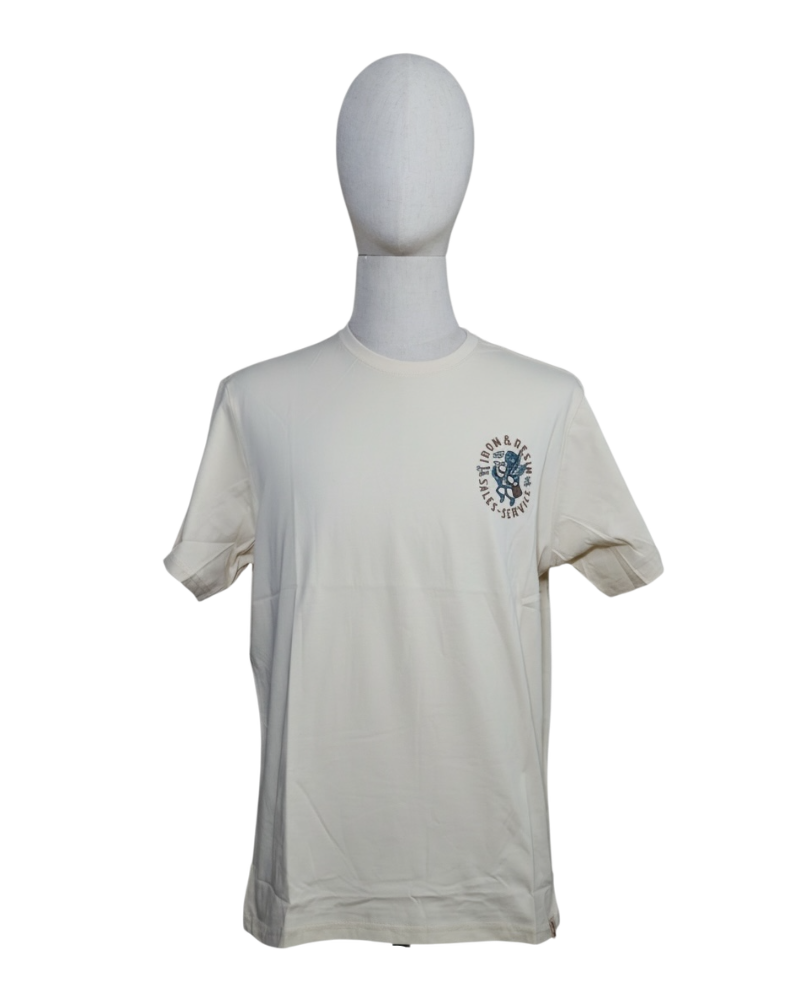IRON & RESIN - T SHIRT BEST FRIEND BEIGE - M