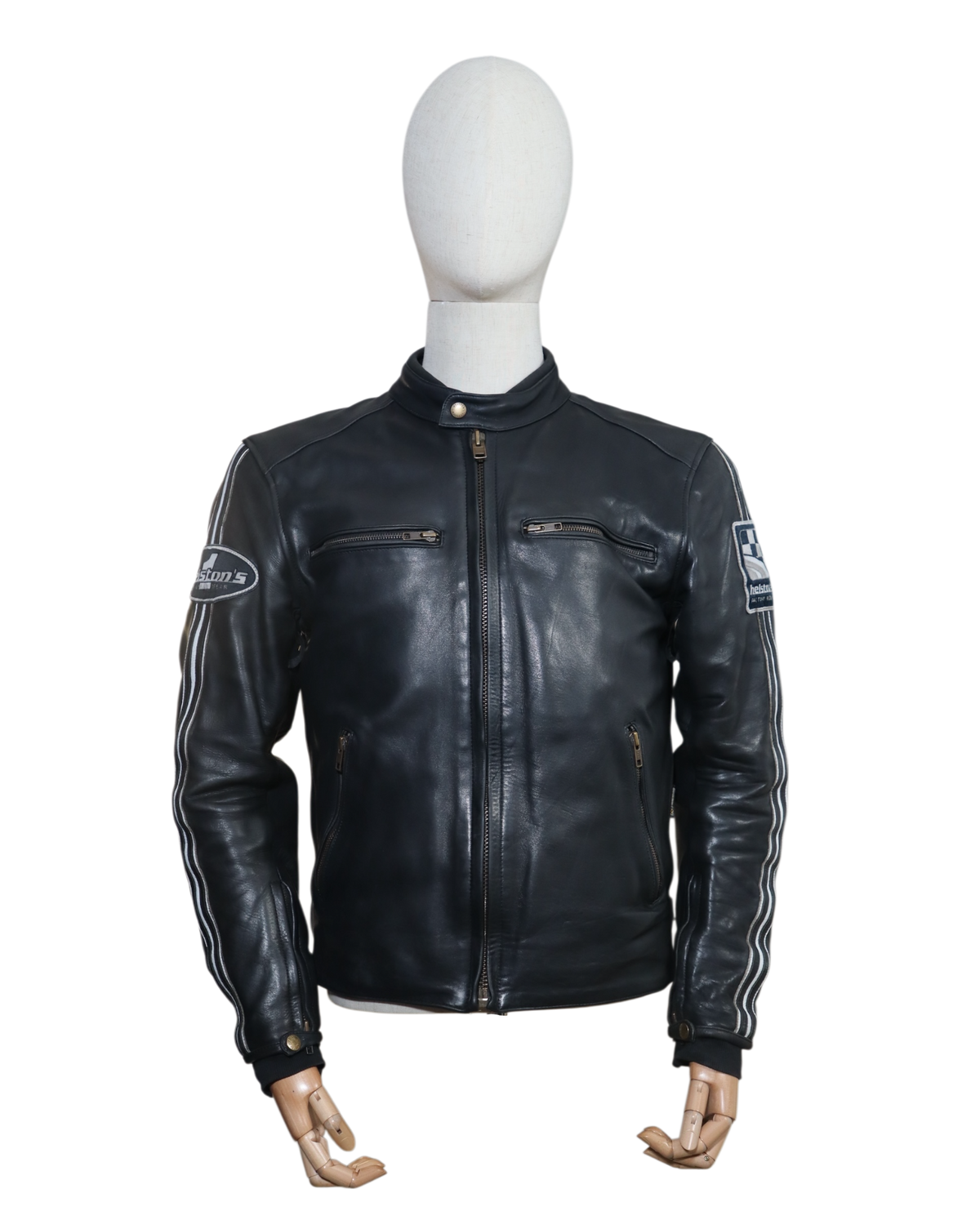 HELSTONS CUIR ACE NOIR - M