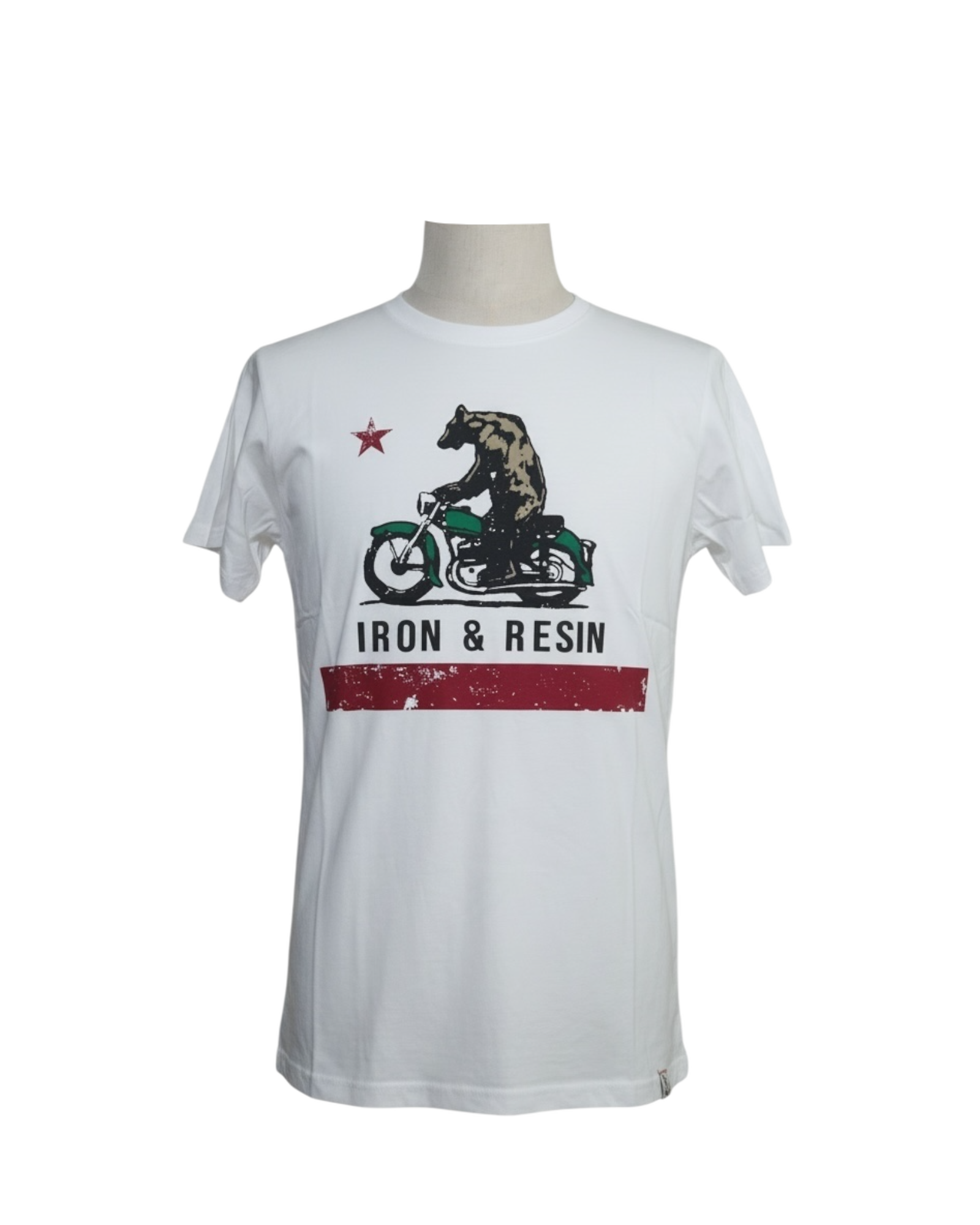 IRON & RESIN - T SHIRT MOTO BEAR - XS