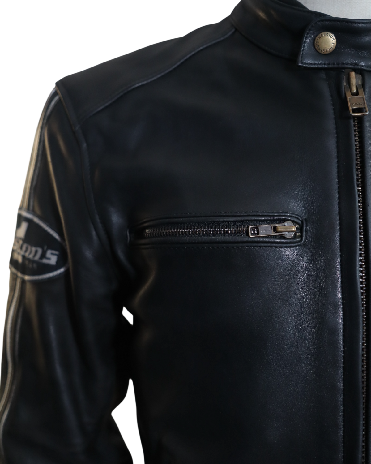 HELSTONS CUIR ACE NOIR - M