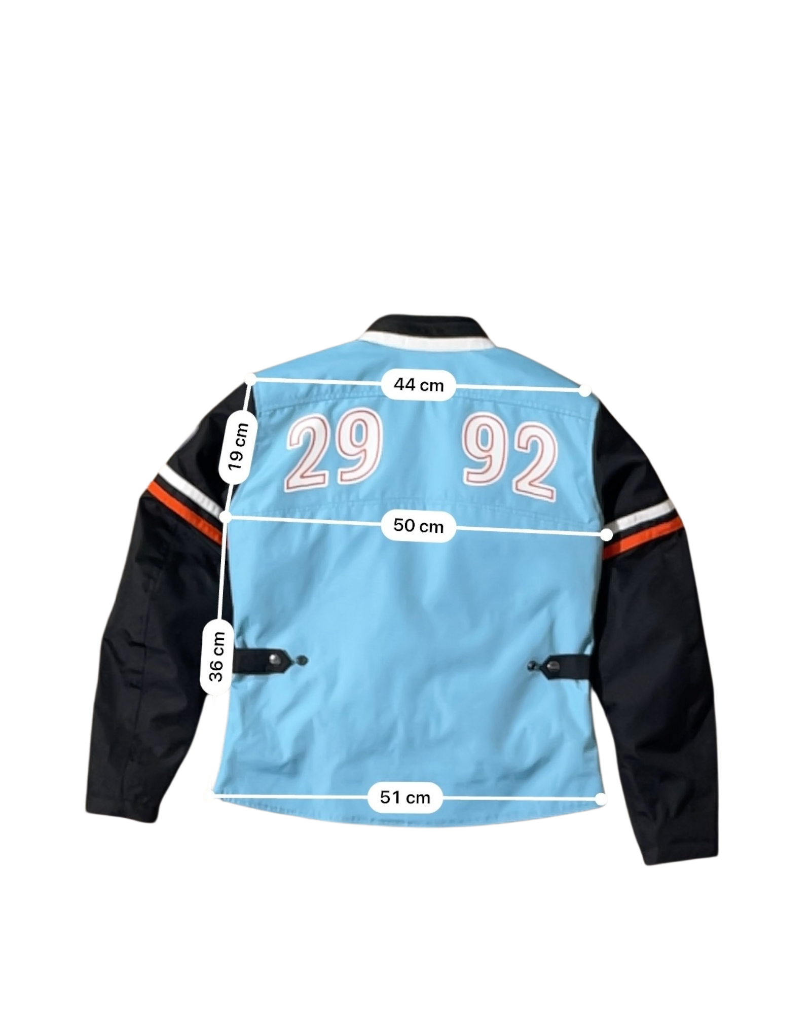 HELSTONS CALIFORNIA GIRL BLEU CIEL-NOIR - M