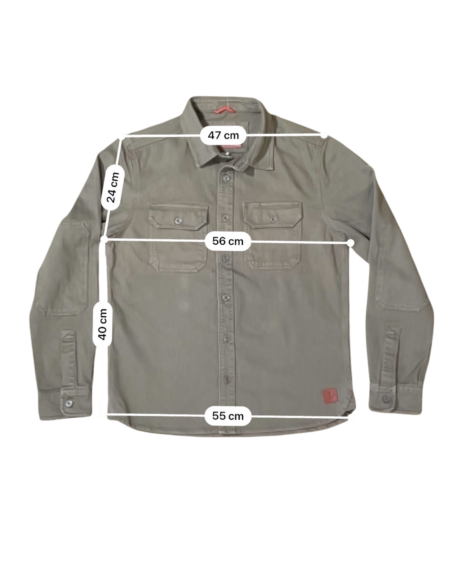 IRON & RESIN - SUR CHEMISE OLIVE - S