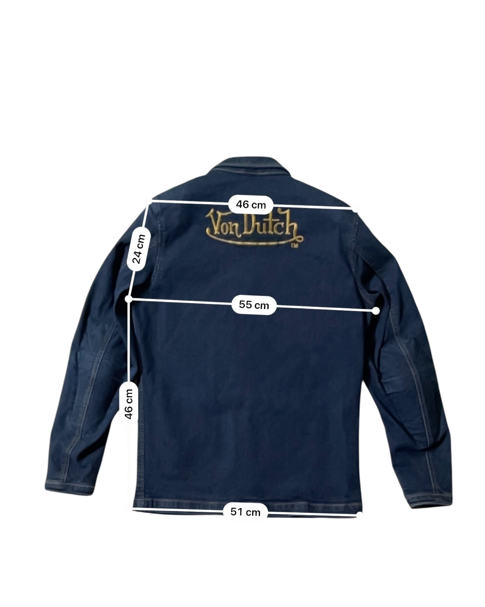 HELSTONS CAPTAIN TOILE DENIM BLEU DIRTY - L
