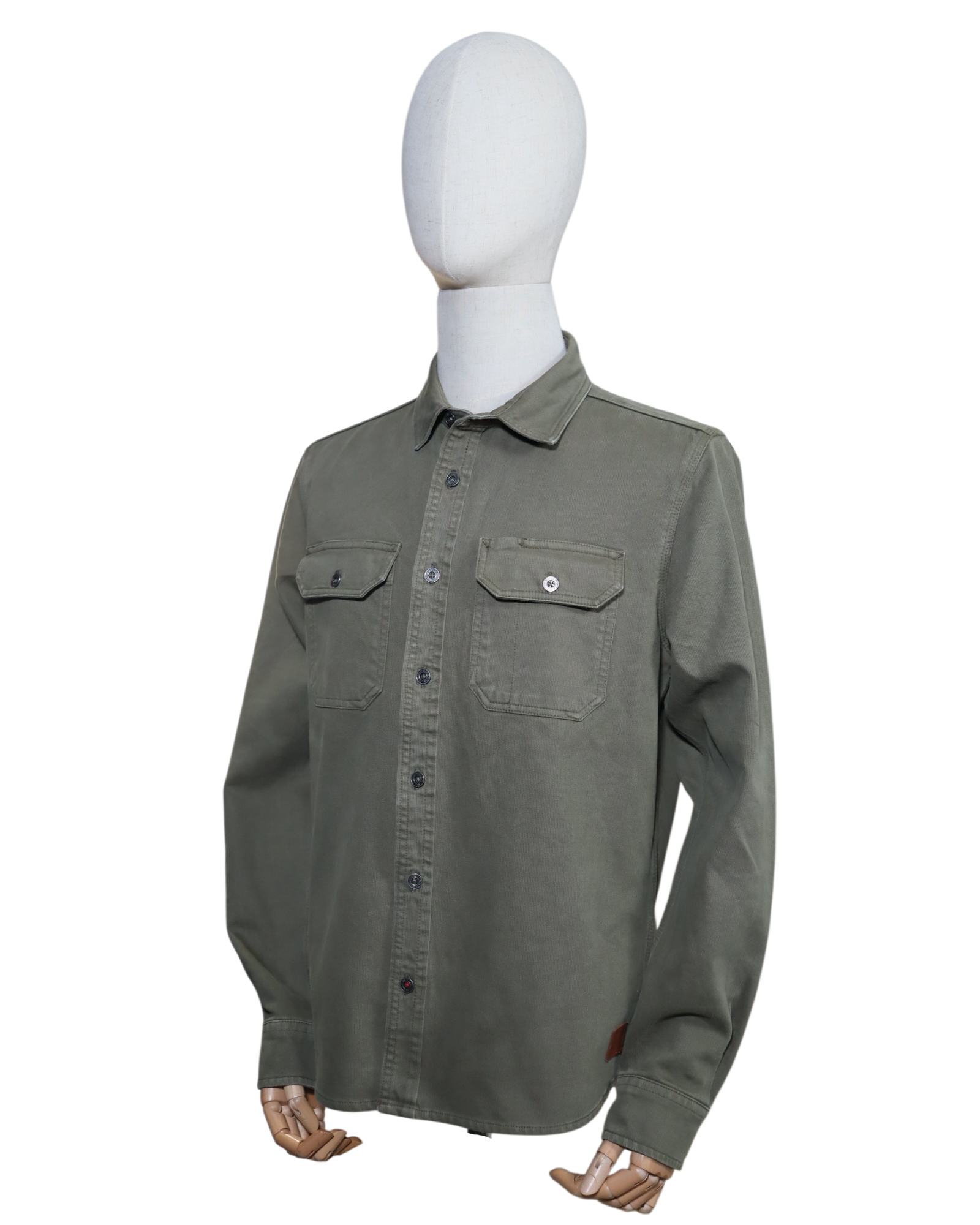 IRON & RESIN - SUR CHEMISE OLIVE - S