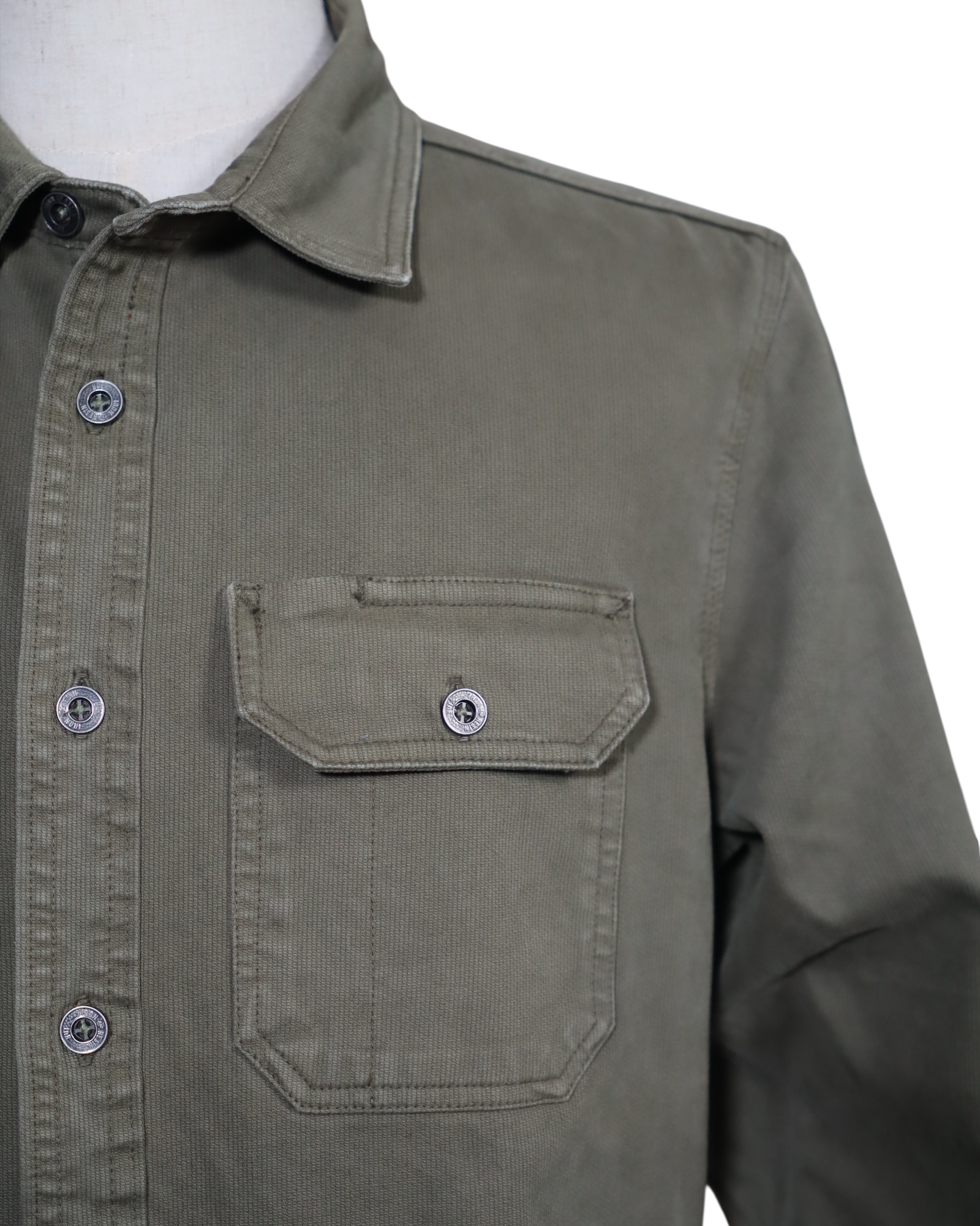 IRON & RESIN - SUR CHEMISE OLIVE - S