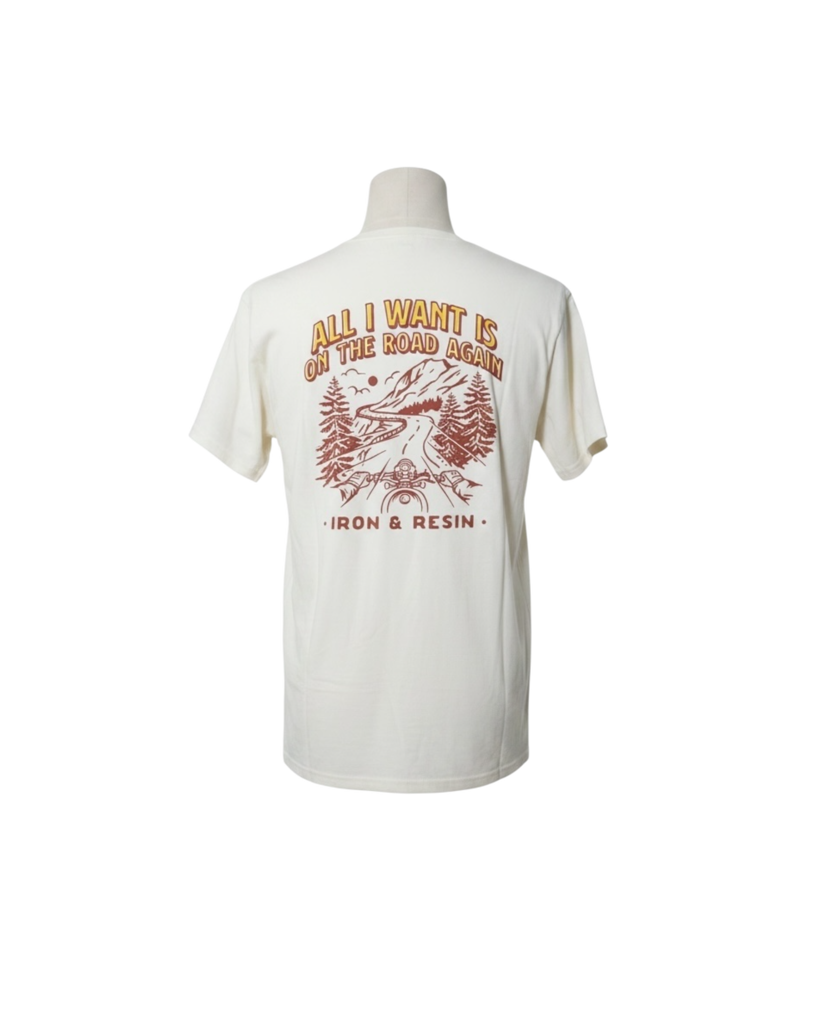 IRON & RESIN - T SHIRT ON THE ROAD AGAIN