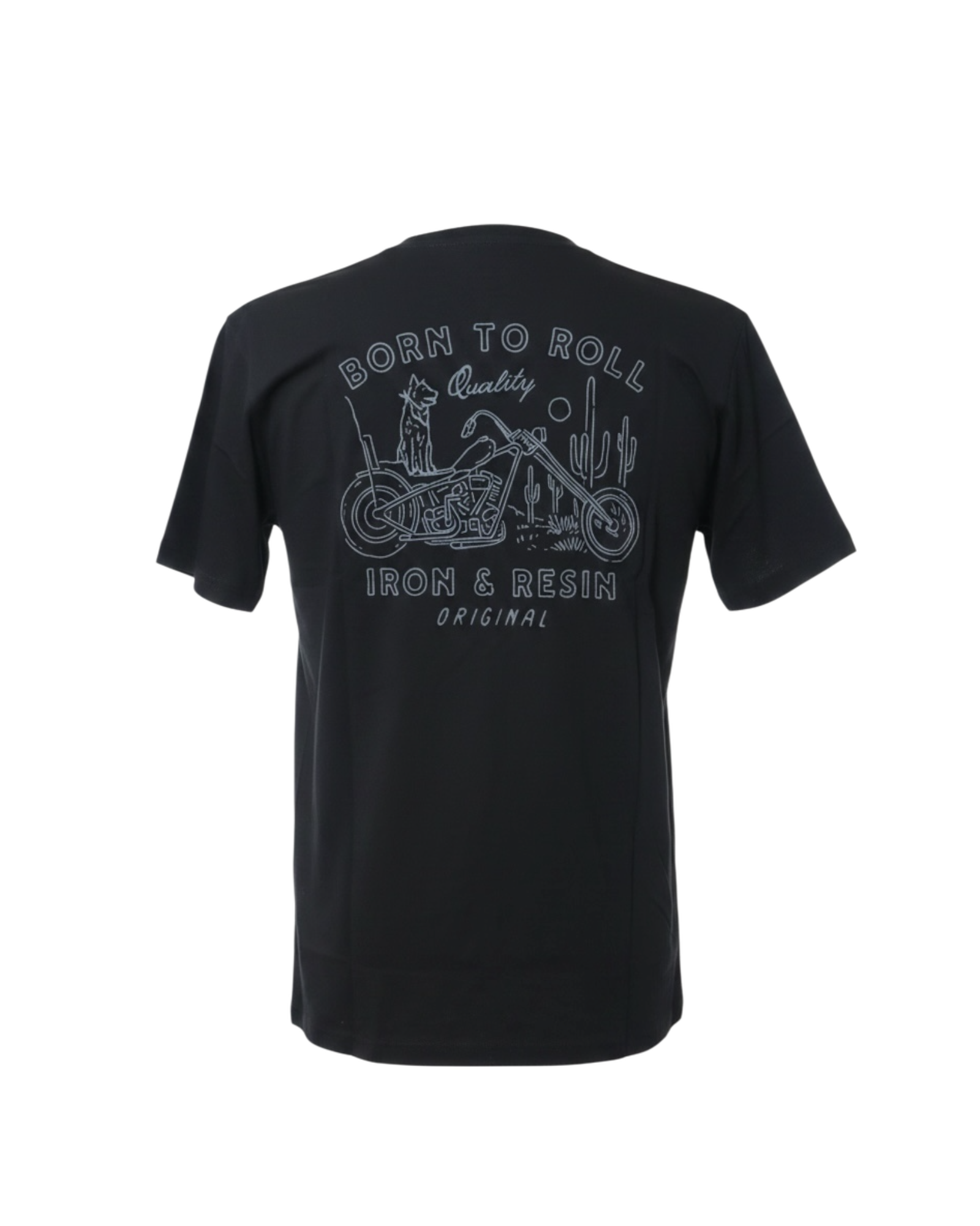 IRON & RESIN - T SHIRT BORN TO ROLL - S