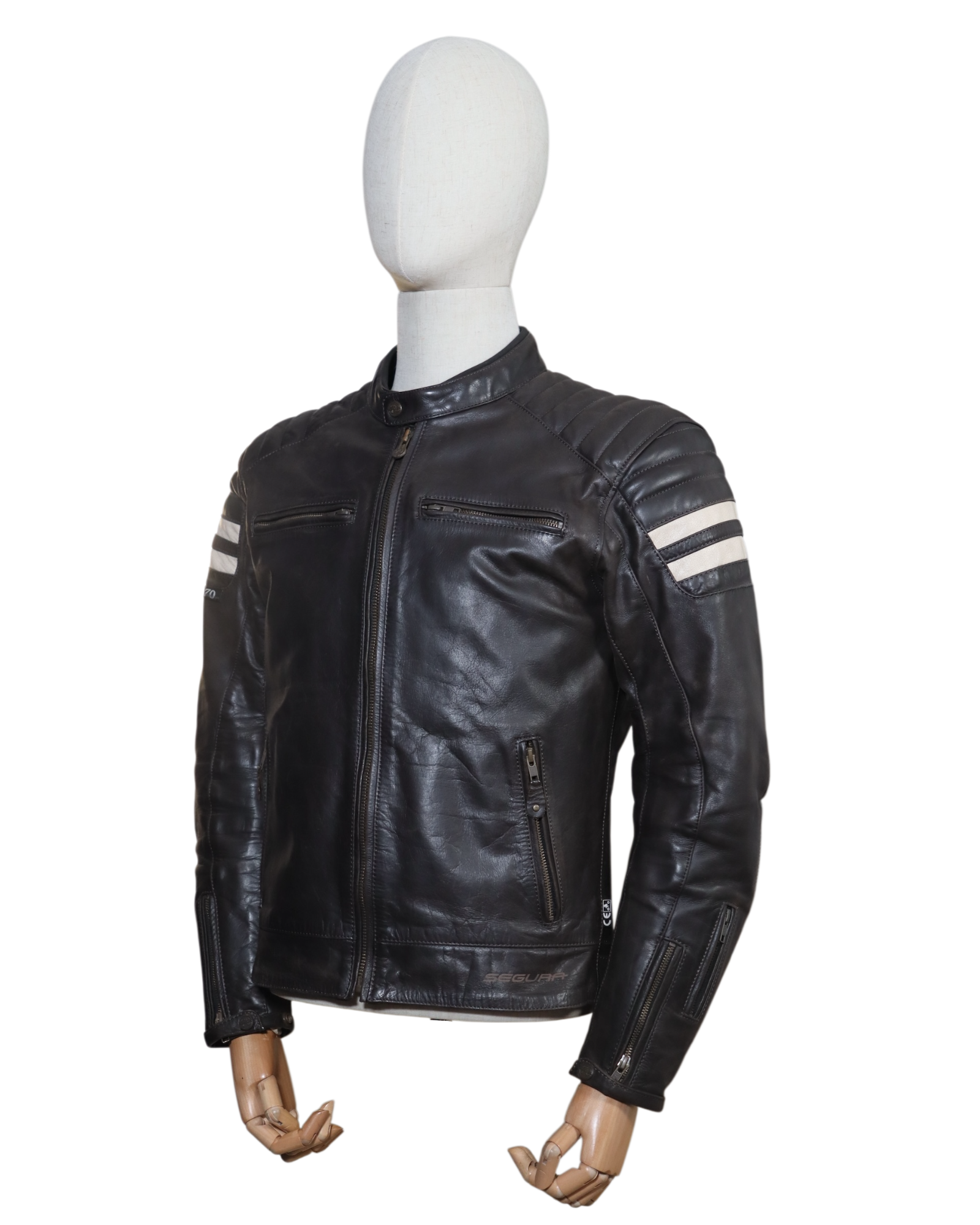 SEGURA STRIPE MARRON - M