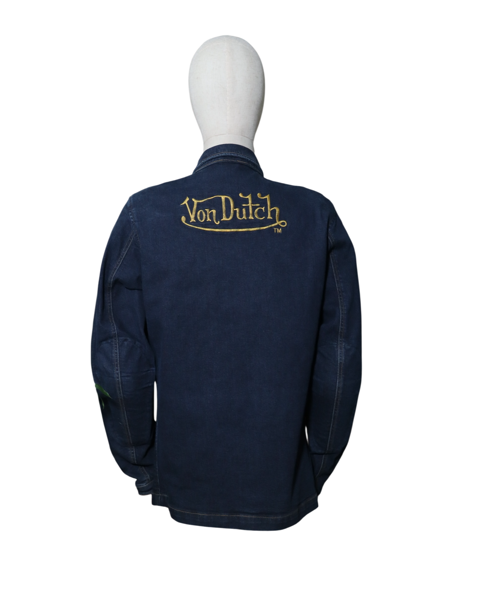 HELSTONS CAPTAIN TOILE DENIM BLEU DIRTY - L