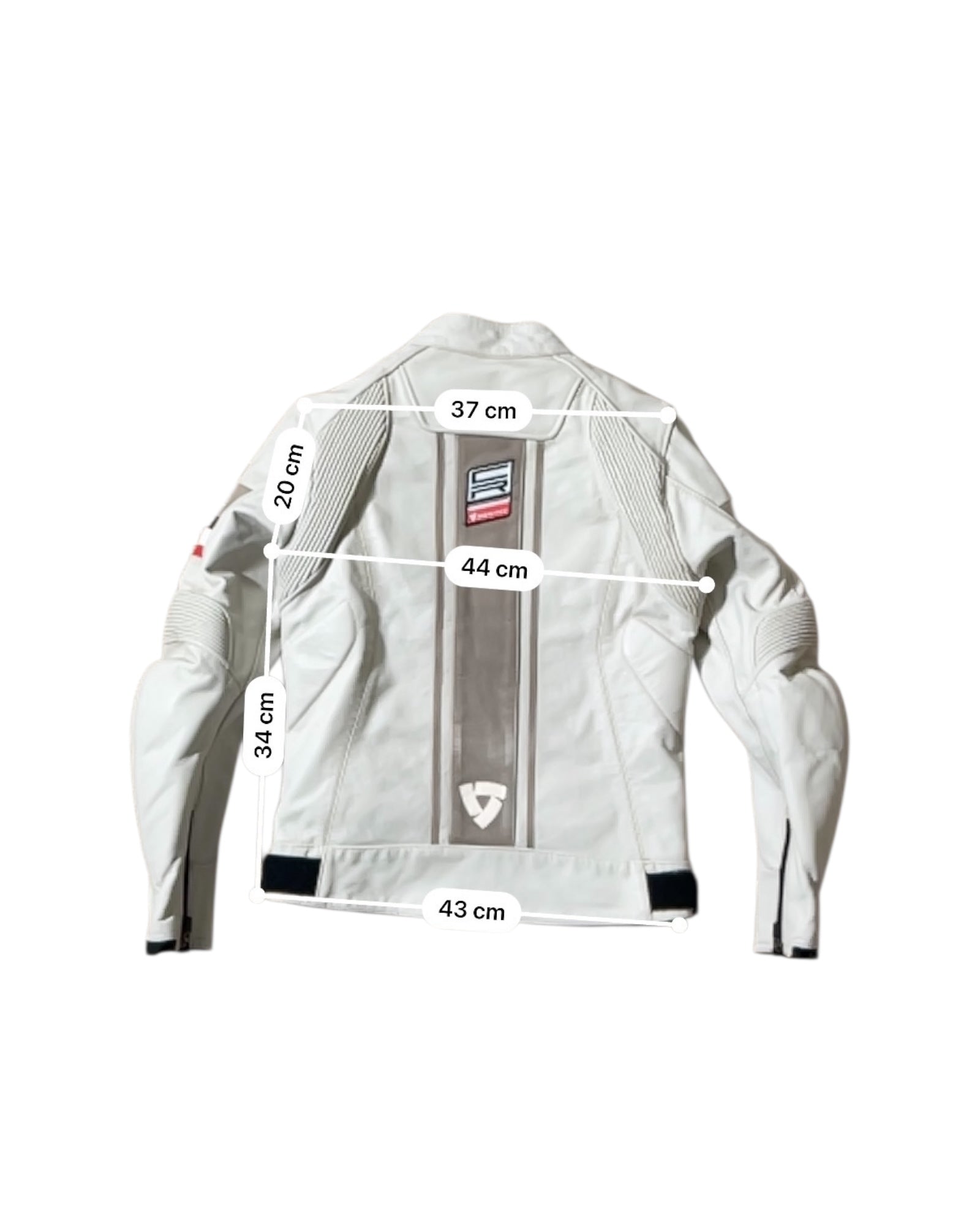 REVIT WHITE LEATHER S/38