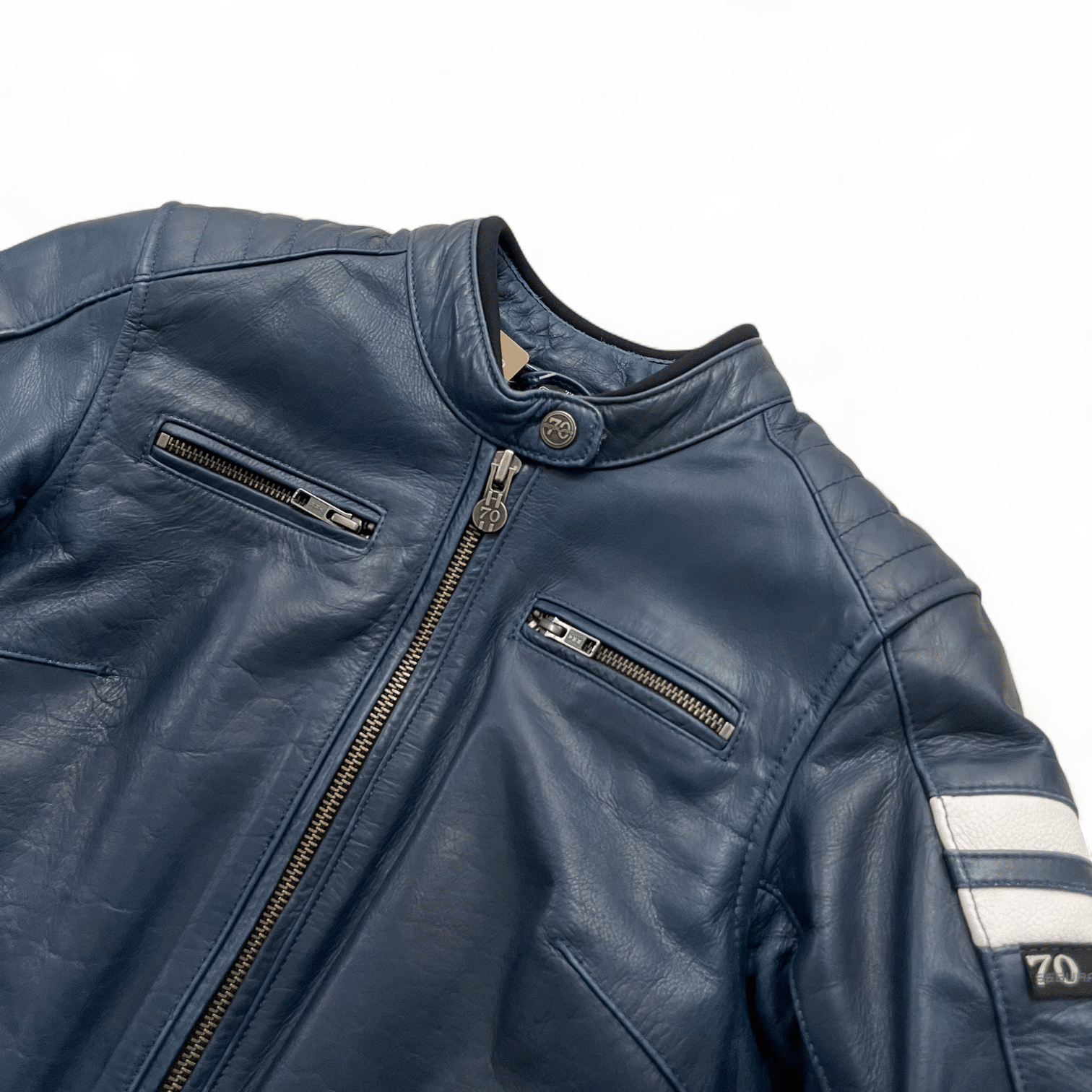 SEGURA RETRO XS/T0 BLEU - Femme - blouson seconde main