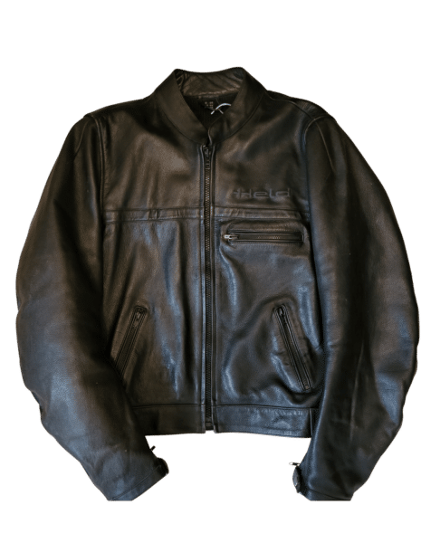 Blouson moto cuir Held noir homme m avec emplacements pour protections