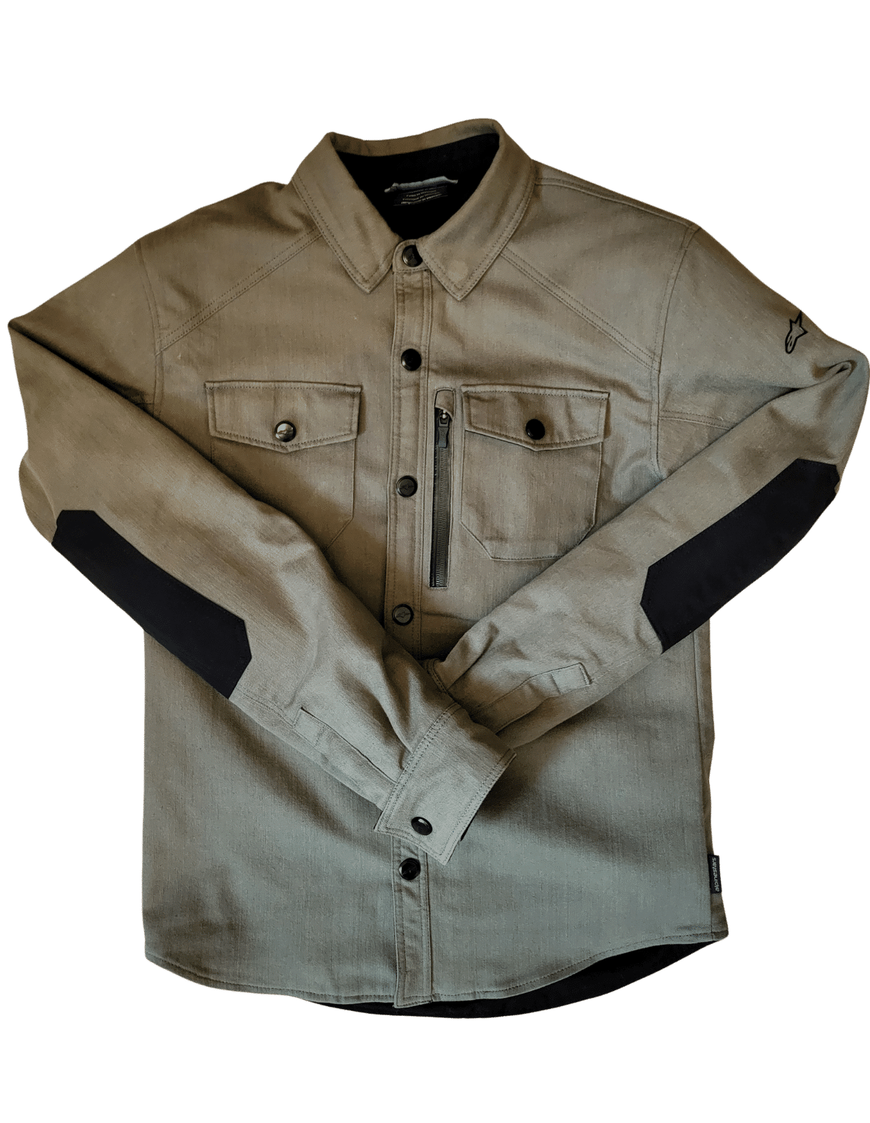 veste-chemise moto Alpinestars olive homme taille s avec protections reconditionné