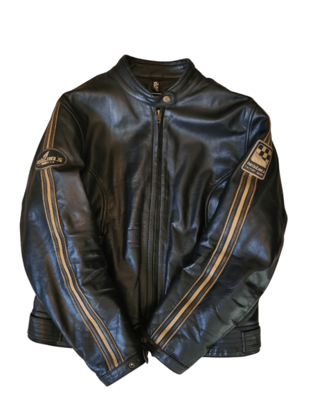 Cuir moto brun helstons femme XXL reconditionné