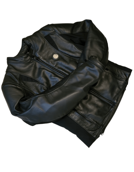 Blouson en cuir furygan femme reconditionné avec protection CE