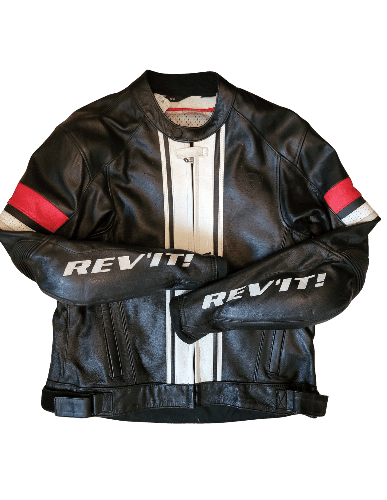 Blouson en cuir noir Rev'it! homme m avec protections norme CE