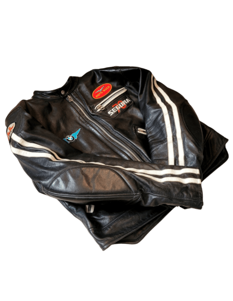 cuir segura vintage noir L occasion