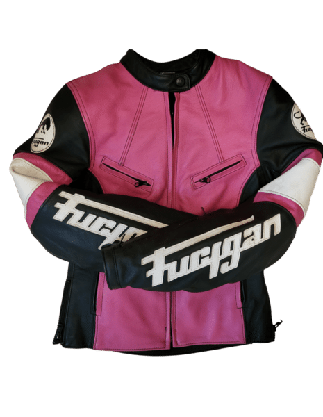 Blouson en cuir rose furygan femme s avec protection ce reconditionné