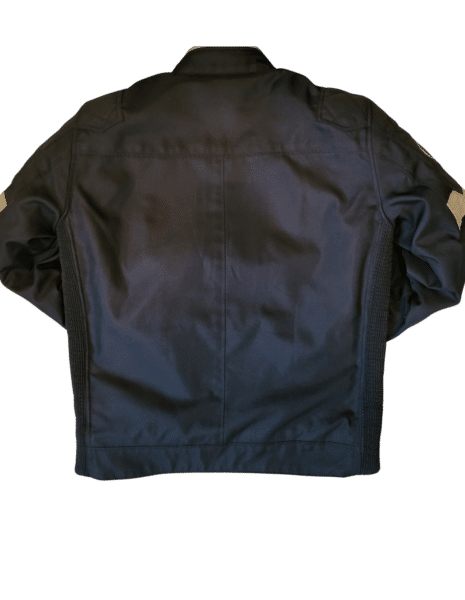 Veste moto noire homme taille s avec protection et doublure amovible