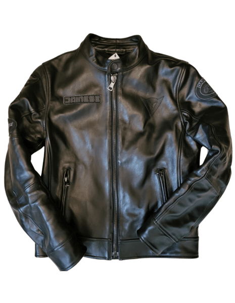 Blouson Dainese 45th anniversary cuir noir homme S avec emplacements pour protections