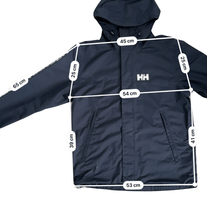 Mesure cm Veste coupe-vent Helly Hansen homme taille S