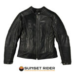 Blouson en cuir moto Helstons s femme equipement occasion