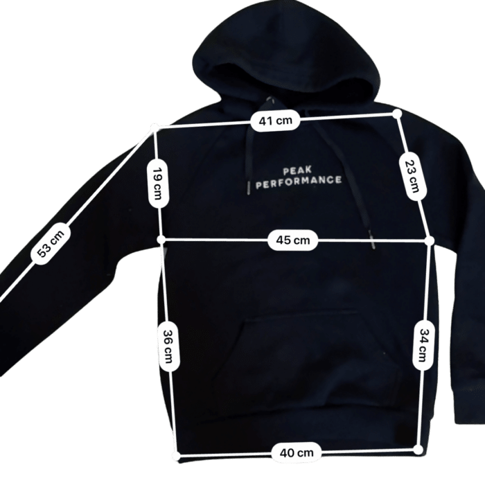 Mesures Sweat Peak Performance M Femme
