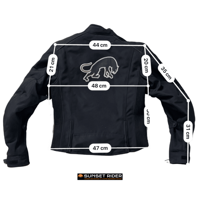 Mesures et guide des tailles en cm Veste moto textile Furygan S Femme seconde main