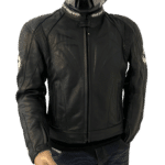 bering cuir L Homme blouson moto de seconde main