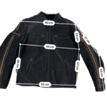 mesure cuir helstons moto marron occasion pas cher excellent etat