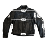 mesure en cm et guide taille bering cuir L Homme blouson moto de seconde main