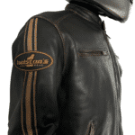 cuir helstons moto marron occasion pas cher excellent etat