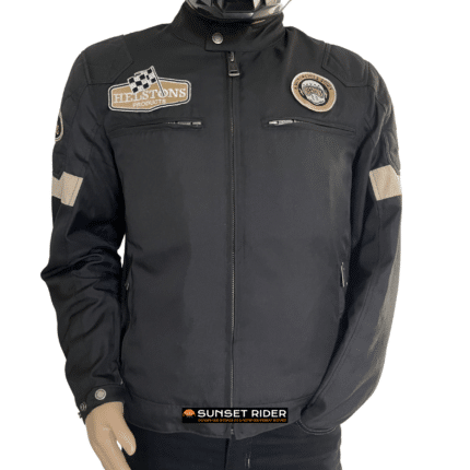helstons occasion veste moto homme noir