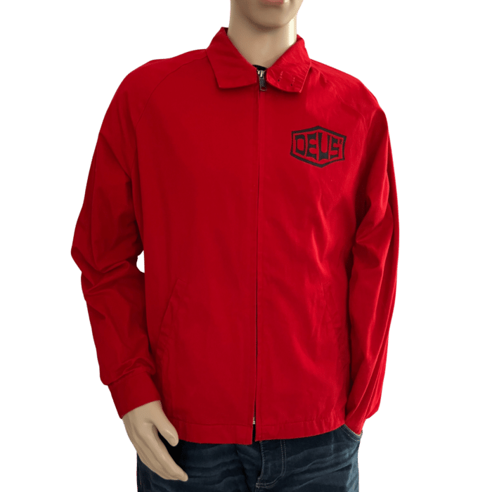 veste deus ex machina rouge