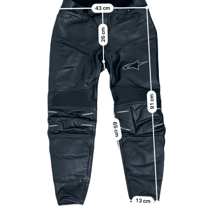 pantalon cuir moto alpinestars xl occasion homme