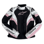 Alpinestars femme XS blanc rose de face