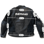 guide taille et mesure en centimetre blouson en cuir seconde main bering XXL homme