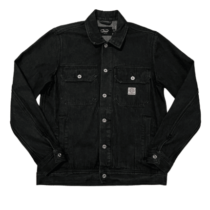 De face: Veste jean deus ex machina homme pas cher